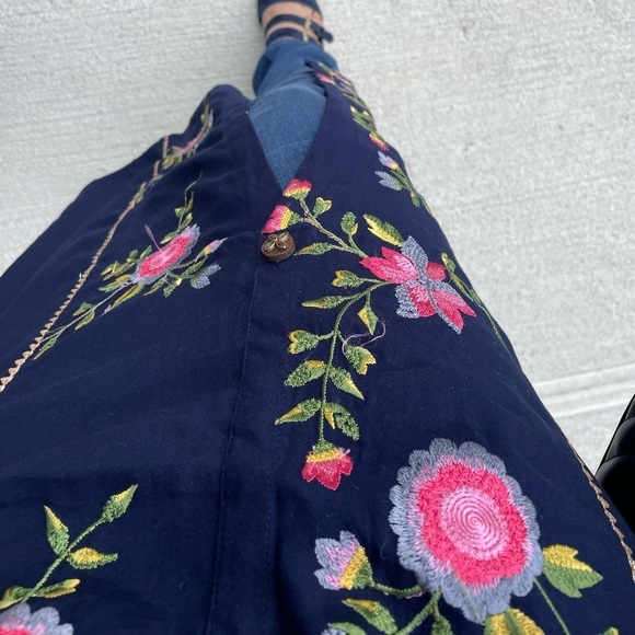 Indian Pakistani high low kurta Asymmetrical dress heavy embroidery Kurta dress - Picture 5 of 5